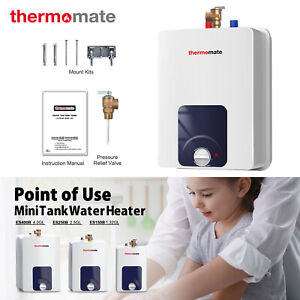 thermomate Electric Hot Water Heater 120V 1440W Mini Tank Under Sink Boiler RV