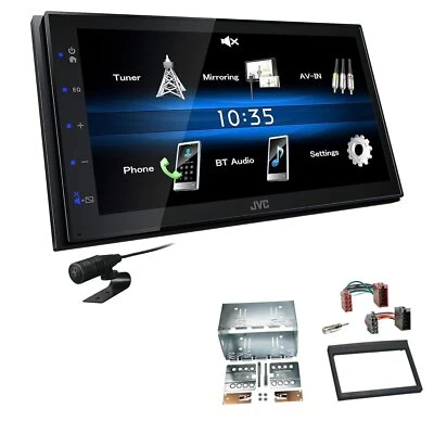 JVC Autoradio Touchscreen Bluetooth USB für Porsche 911 1997-2006 in schwarz - Bild 1 von 4