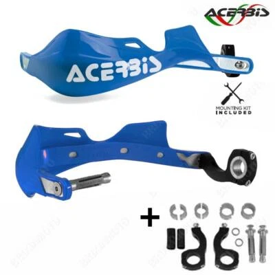 Paire Déflecteurs ACERBIS Rally Pro Bleu For Yamaha 250 Tt R 1999-2006 - Photo 1/4