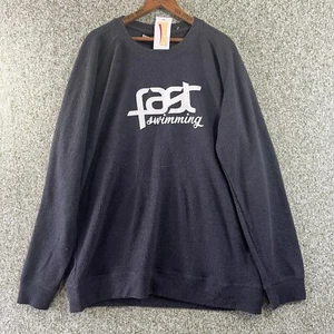 Wimpel Pullover Herren XL Shag grau schnell Schwimmen Langarm Training - Bild 1 von 9