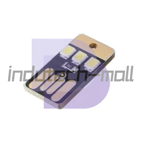 10PCS Card Lamp Bulb Led Keychain Mini LED Night Light Portable USB Power White - Bild 1 von 1