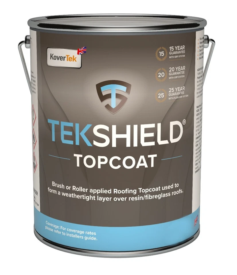 KoverTek TekShield Roofing Top Coat 20KG with 500g catalyst