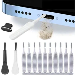Kit de nettoyage de téléphone portable prise anti-poussière port téléphone kit nettoyant brosse nettoyante - Photo 1/12