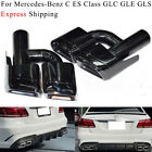For Mercedes Benz AMG E S CLS Class W212 C63 E63 Rear Exhaust Tips Muffler Pipe