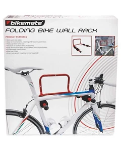NEW & Boxed Bikemate Folding Bike Wall Rack (Maximum Weight 20kg) - Picture 1 of 2
