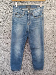 JUDY BLUE Jean Women 1/25 Blue Relaxed Fit Low Rise 8"Solid Denim - Picture 1 of 10