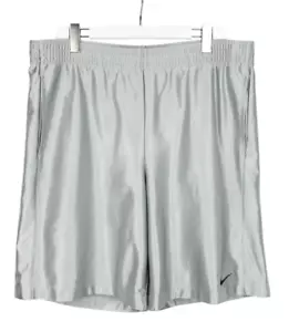 NIKE Basketball Shorts Men's LARGE Pull On Training Drawstring Elastic Waist - Picture 1 of 12