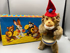 Vintage MAX CARL Wind Up Toy Monkey Animated Drummer West Germany Original Box