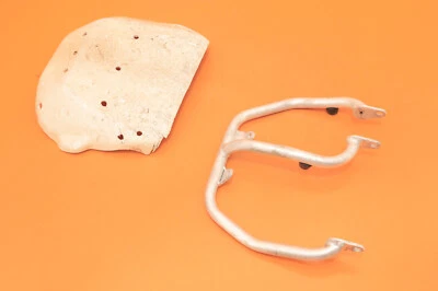 2003 96-04 XR400R XR400 原始设备制造商下发动机滑动管护罩防岩罩 — 第 1/4 张图片