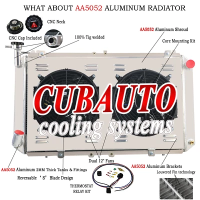 3 Row Radiator Shroud Fan Relay for Nissan Patrol Y60 GQ 2.8 4.2L TD42 88-97 - Image 1 of 4