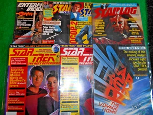 STAR TREK MAGAZINE LOT(7) GREAT CONDITIONS 1981-1990 - Picture 1 of 3