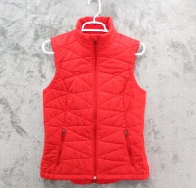 Columbia Omni Heat Vest Womens Small Red Polyester Full Zip Quilted Lined - Image 1 of 4