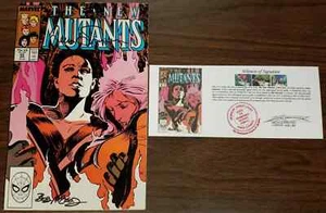 The New Mutants (1983) #62 SIGNIERT Louise Simonson Bob McLeod mit notariell beglaubigter WOS - Bild 1 von 6