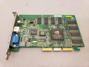 Dell Nvidia Geforce 2MX 180-10036-0100-A02 AGP VGA Video Graphics Card 64MB - Picture 1 of 3