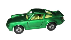 1978 Matchbox Superfast 3 PORSCHE 911 GREEN GREY Base Factory Error No Glass - Picture 1 of 7
