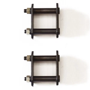 x2 Rear Leaf Spring Shackles For Mitsubishi Canter/Fuso FB83B 3.5T 3C13 4M42 05+ - Picture 1 of 1