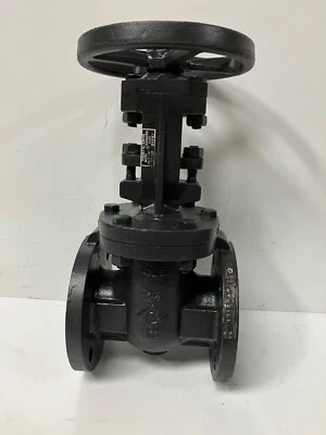 2 1/2" 125# flgd end cast iron gate vale crane 465 1/2 BBOS&Y - Image 1 of 4