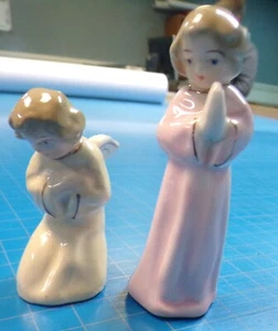 Rare VTG. 2 Praying Angels by ART in Japan - Picture 1 of 12