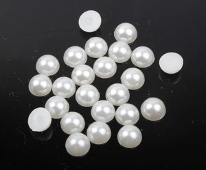 500pcs 3mm Ivory Flat Back Pearls Card Making Wedding Bling Scrapbooking - Picture 1 of 1