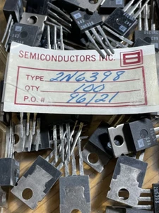 DREI (3) HALBLEITER INC 2N6398 SCR, 12 A, 600 V, TO-220 Paket - Bild 1 von 2