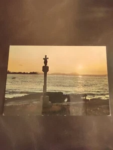 TARJETA POSTAL DE UNA PUESTA DE SOL EN GALICIA (ESPAÑA) - Imagen 1 de 2