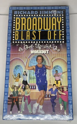 Richard Simmons Broadway Blast Off VHS VCR Video Tape New / Sealed Movie - Image 1 of 4