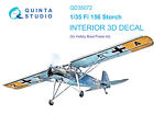 Quinta Studio QD35072, Fi 156C 3D-gedrucktes Innenaufkleber (für Hobbychef), 1:35