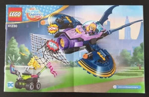 LEGO DC Super Hero Girls Manual 41230 Batgirl Batjet Chase Instructions only - Picture 1 of 2