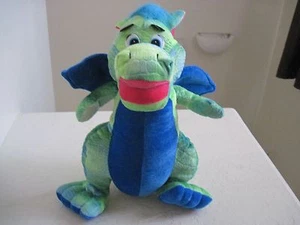 Fiesta FLYING DRAGON 13" Peluche Animal Verde Azul Rojo - Imagen 1 de 3