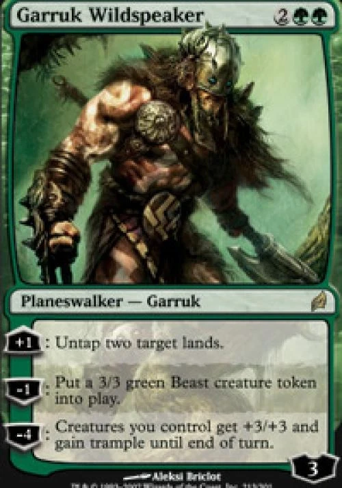 Garruk Wildspeaker -Foil Light Play MTG Lorwyn - Image 1 of 1