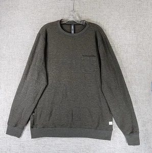Vuori Jeffreys Pullover Sweatshirt Mens XL Crew Neck Green Brown Pocket V218 - Picture 1 of 11
