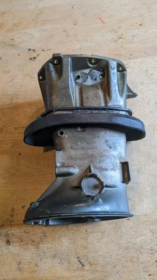 OMC Evinrude Johnson Outboard 9.5 HP Exhaust Housing and rubber seal 64-73 - Image 1 of 2