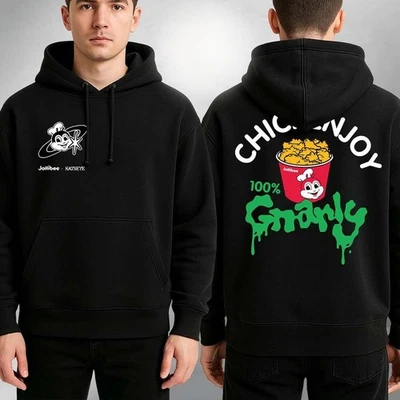 Jollibee x KATSEYE Chickenjoy Two Sides Unisex Hoodie - Image 1 of 4