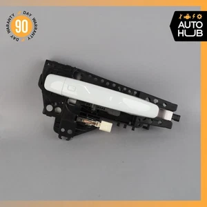 Audi S5 Right Passenger Exterior Door Handle w/ Keyless Go White 8T0837886B OEM - Bild 1 von 11