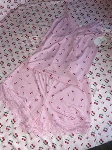 Jessica Simpson Rare Find Cherry Pj Set - Picture 1 of 5