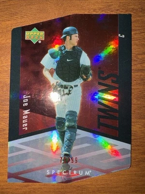 2007 Upper Deck Spectrum Die Cut Red #26 Joe Mauer {71/99} - Image 1 of 2