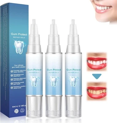 MARCHIATA 3 Pcs Gum Repair Gel Mullein Gum Repair Gel Mullend Gum Cleaning Stain Treatment