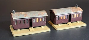 Trix TTR - Spur Oo - seltene Vorkrieg Druckguss Metall & Blech verfallene Reisebushütten - Bild 1 von 8