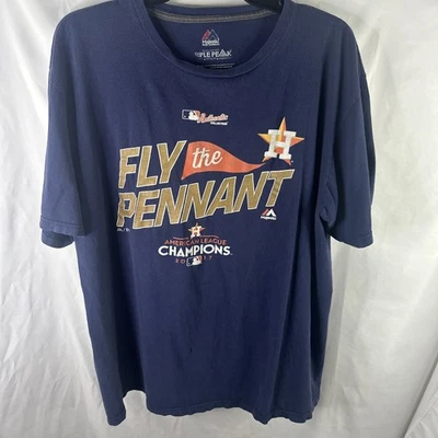 Camiseta de los Astros de Houston Fly The Pennant Campeonato de la Liga Americana 2017 Talla XL Foto 1 de 4