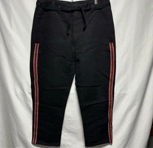 Japanese Vintage Firefighter Sashiko Work Pants Showa Era Line L - Picture 1 of 3