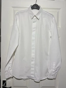 Dior Uniform Herren Hemd weiß Langarm Größe 39 Medium M - Bild 1 von 13