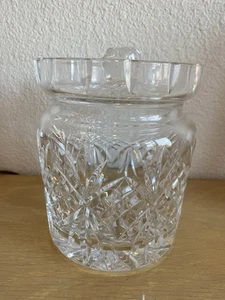 Waterford Crystal Lismore Biscuit Barrell Cookie/Candy Jar w/Lid-Mint Condition - Picture 1 of 6