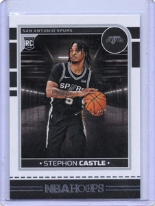 2024-25 Panini Nba Hoops - Rookies Stephon Castle #234 (RC) San Antonio Spurs - Picture 1 of 2