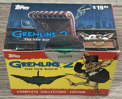 1990 Topps Gremlins 2: The New Batch Juego sellado de fábrica en caja original RARO Foto 1 de 3