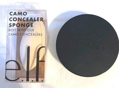 Sephora Matte  PerfectionPowder  Foundation 38 Neutral Tan Mat And e.l.f. Sponge - Image 1 of 4