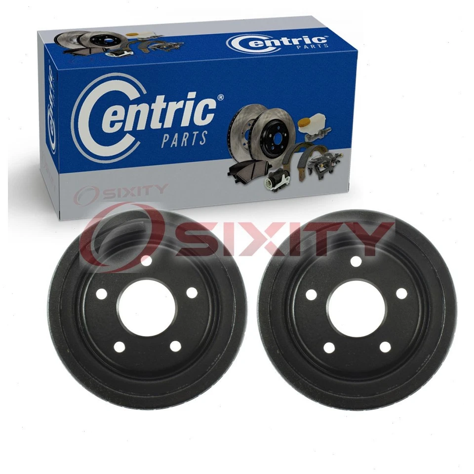 2 pc Centric Rear Brake Drums for 1964-1971 Oldsmobile 442 Braking Stopping bj - Image 1 of 4