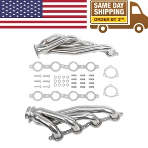 For Chevy LS1 LS2 LS3 LS6 LS9 LS Engines 6.0 5.3 Swap S10 Conversion Headers M - Picture 1 of 19