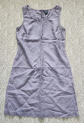 EUC Patagonia Women's Zip Back Hemp Dress Color Violet Size 12 - Image 1 of 4