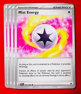 4x Mist Energy 161/162 Pokémon TCG Temporal Forces NM Playset Special Energy Lot - Picture 1 of 1