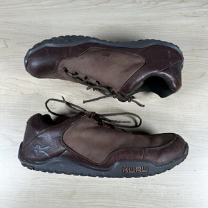Scarpe Kuru Chicane uomo taglia 13M pelle marrone moka comode trail escursionismo sneaker - Foto 1 di 9